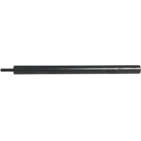 #8-32 Rh Steel Pad Mandrel 1/4 Shank, 8 Oal, Blk Ox